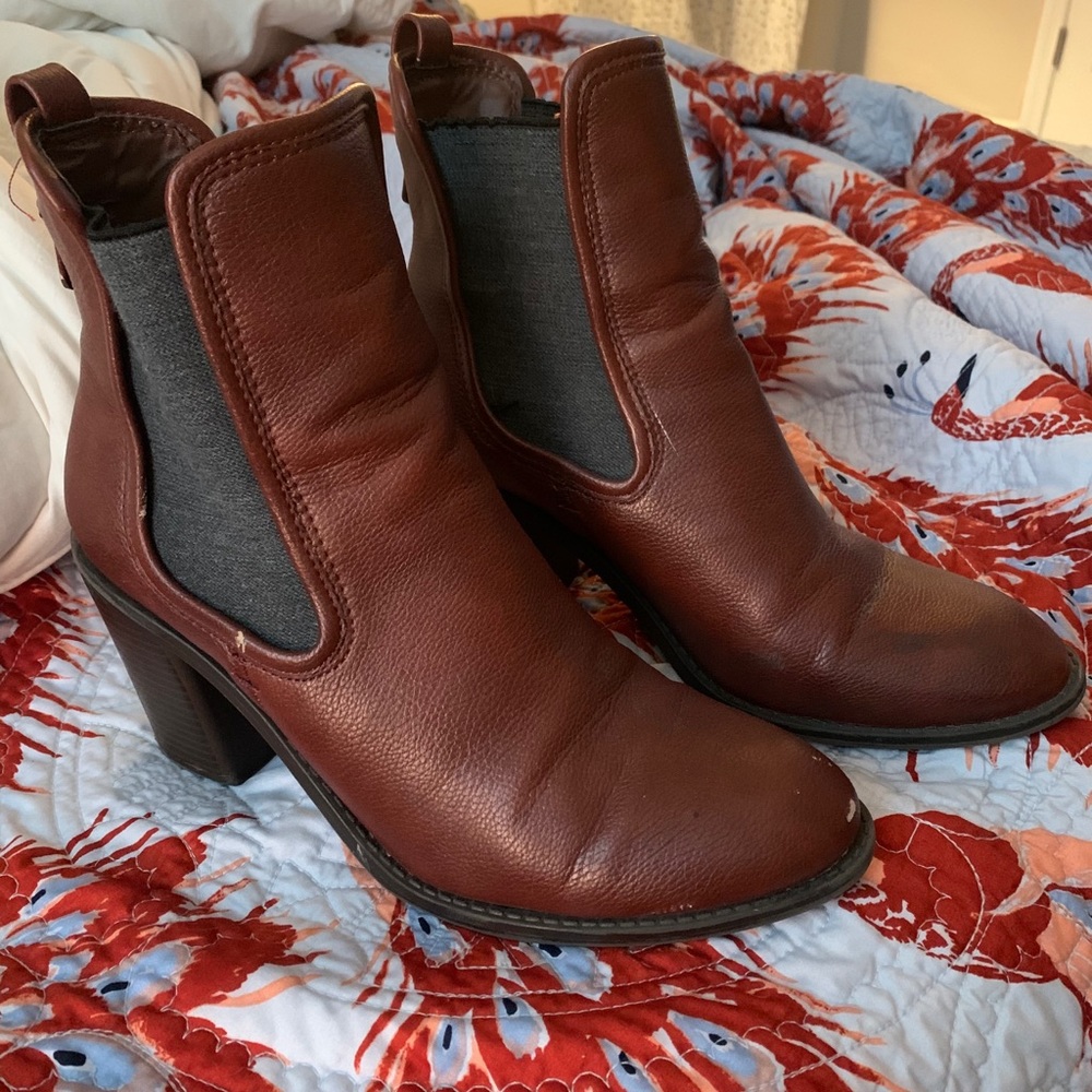 Maroon Boots